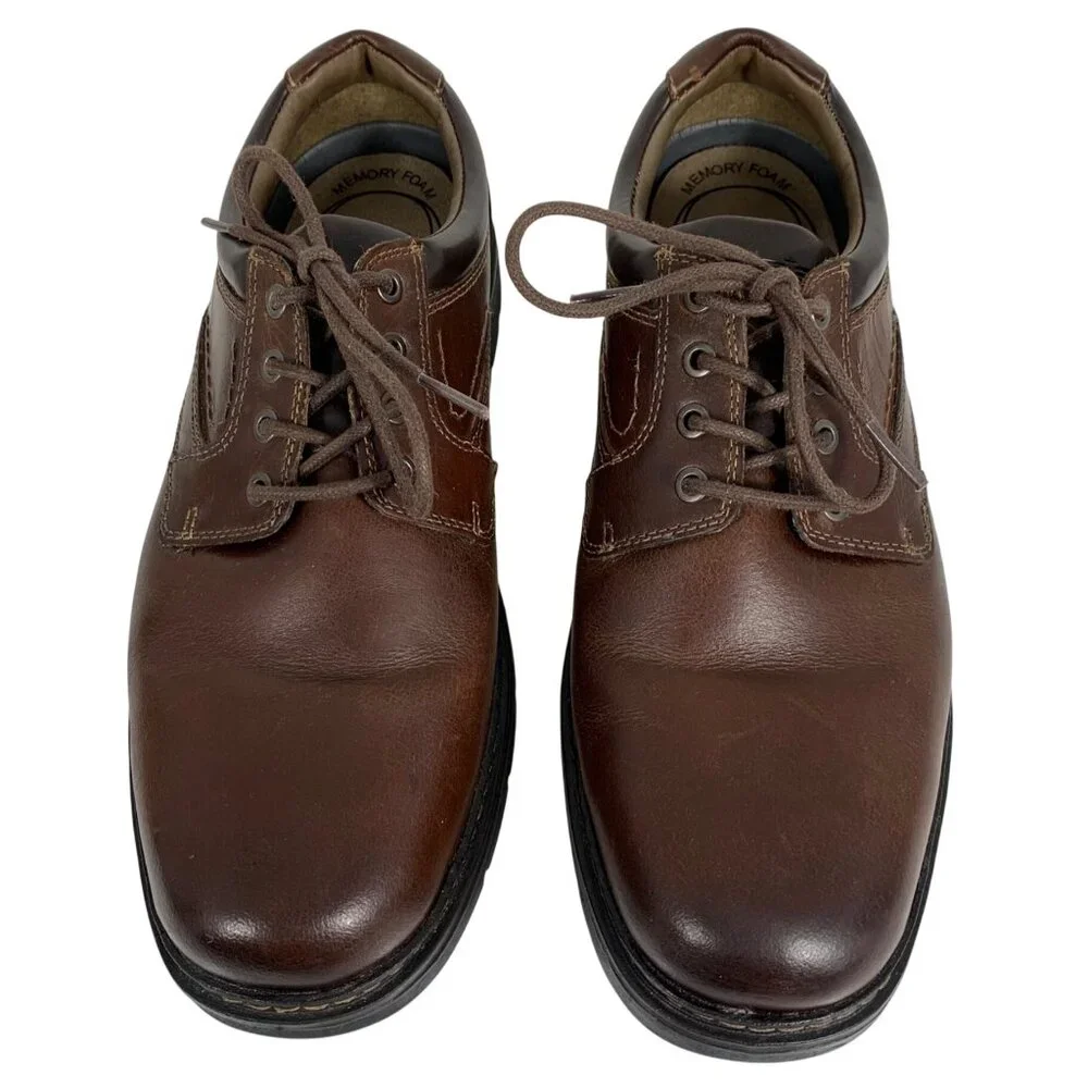 DOCKERS Shelter Warden Oxford Lace Up Plain Toe Shoes Mens Size 9M VGUC